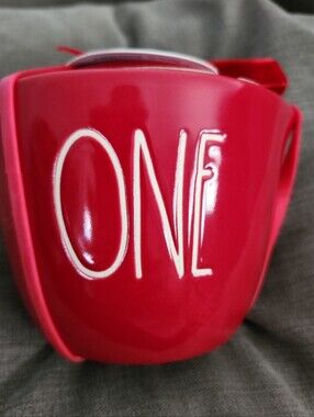 Rae Dunn Set Of 4 Red Measuring Cups